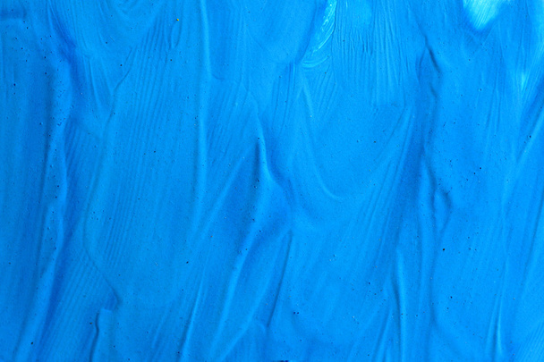 abstract background blue surface of dried paint - Photo, Image