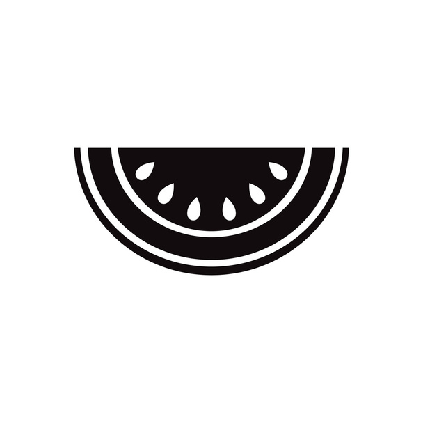 icono de vector negro sobre fondo blanco deliciosa fruta
 - Vector, imagen