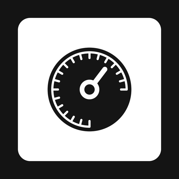Speedometer, measuring scale icon - Vettoriali, immagini