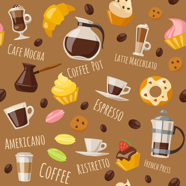 Кофейные иконки
 - Вектор,изображение