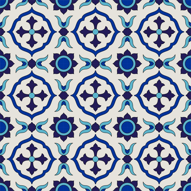Colorido ornamento étnico patrón sin costuras
  - Vector, imagen