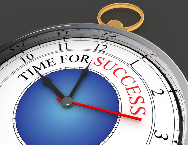 time for success concept clock closeup - Photo, Image