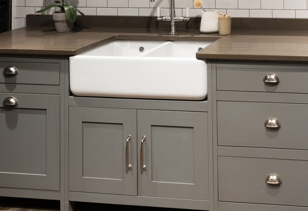 Gray Kitchen Sink - Photo, Image