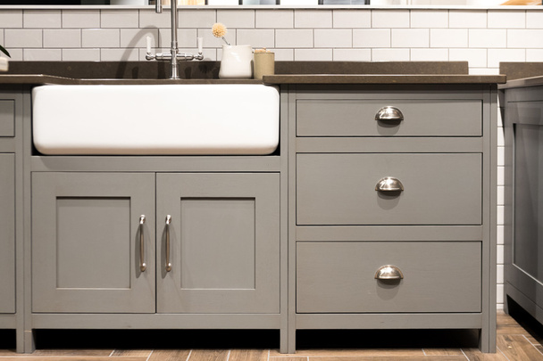 Gray Kitchen Sink - Photo, Image