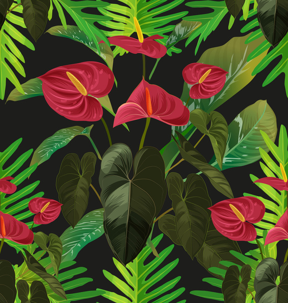 floral seamless pattern - Vecteur, image