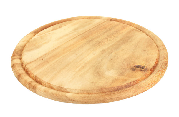 Cutting board isolated on white - Φωτογραφία, εικόνα