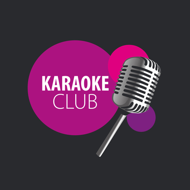 vektör logo karaoke - Vektör, Görsel