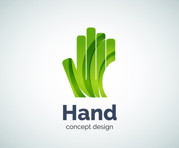 Hand-Logo-Vorlage - Vektor, Bild