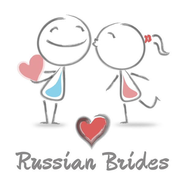 Russische bruiden vertegenwoordigt vinden Partner en Rusland - Foto, afbeelding
