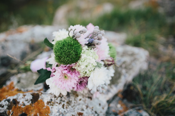 Beautiful wedding bouquet - Fotoğraf, Görsel