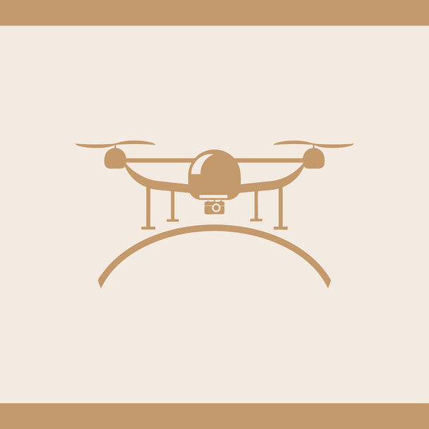 drone Icon JPG. web design - Vector, Image