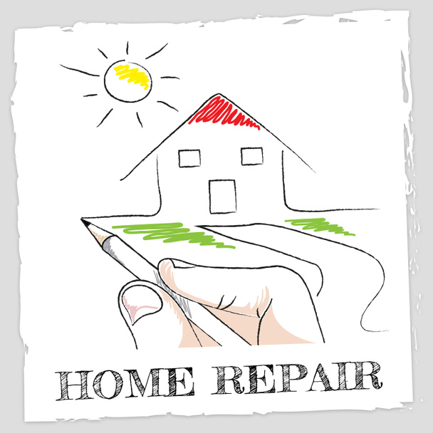 Home Repair Represents Fixing House And Building - Photo, Image