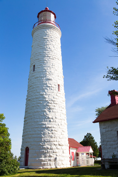 クラークのポイント灯台、オンタリオ州カナダ - 写真・画像