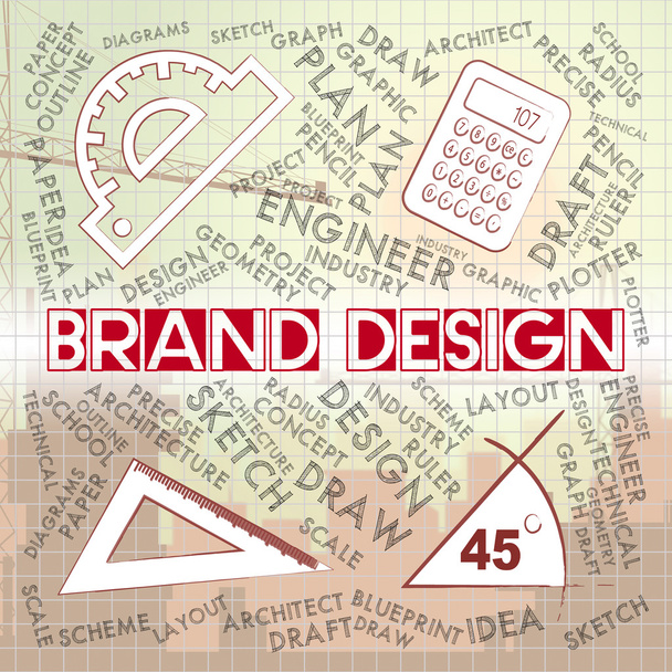 ブランド デザインは、ブランド コンセプトのロゴ - 写真・画像