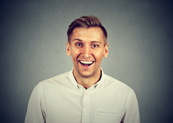 Headshot smiling modern man, creative professional  - Fotó, kép