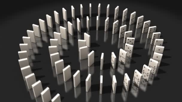 Domino darab alá tartozó - Felvétel, videó