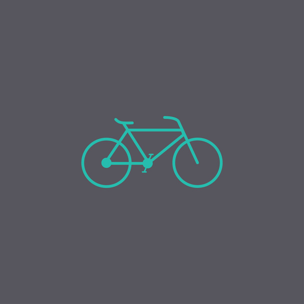 Ícone de bicicleta minimalista. Vector, EPS 10
 - Vetor, Imagem