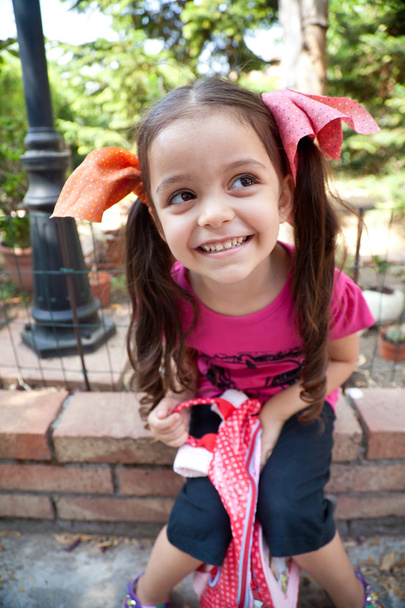 Little girl smiling - Fotó, kép