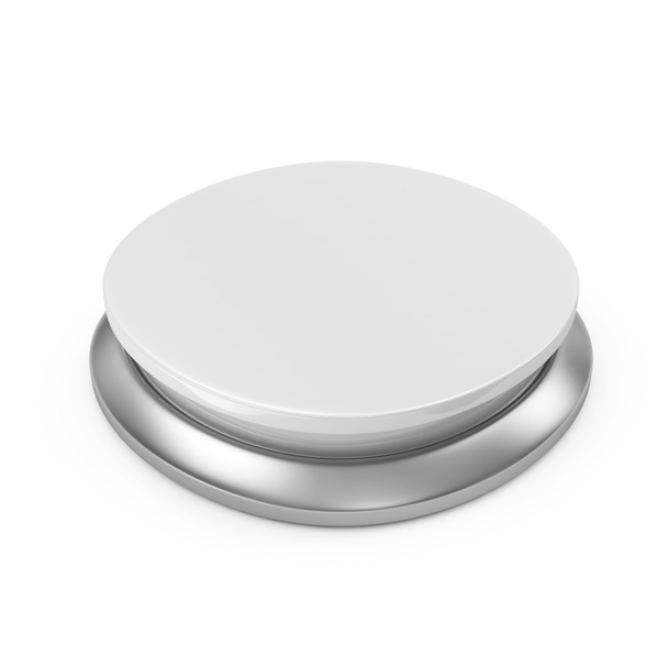 Empty Button isolated on white background - Fotoğraf, Görsel