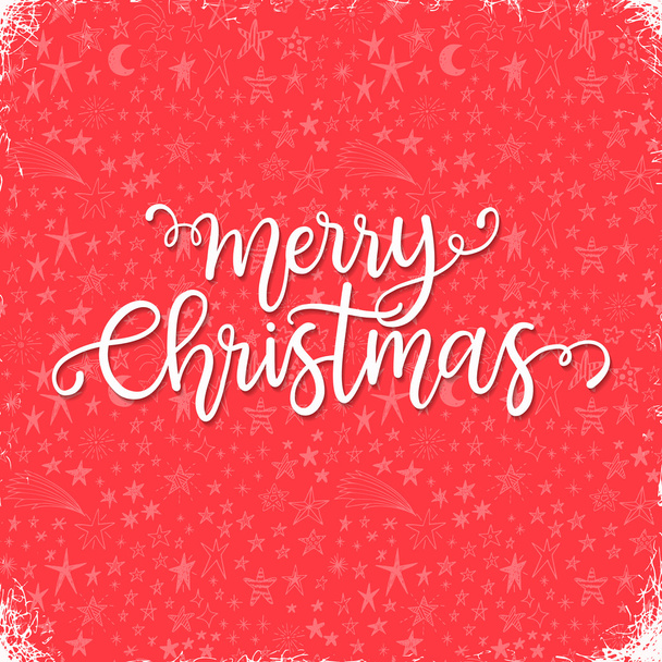 greeting card Merry Christmas - Vector, Image
