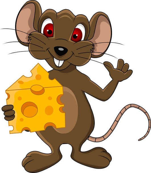 Cute mouse cartoon - Vector, Image