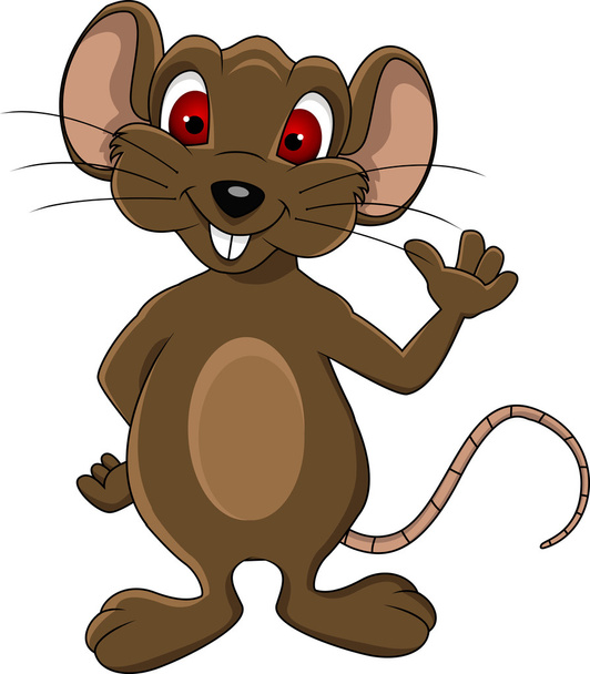 ładny myszy kreskówka - Wektor, obraz