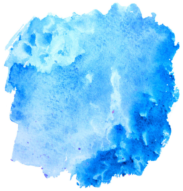 Акварельный голубой фон, как небо и облака
 - Фото, изображение