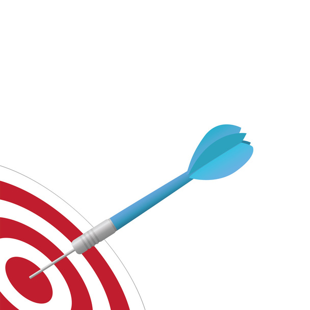 Dart on Target - Vector, Image