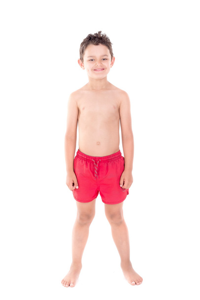 boy with beach shorts - Zdjęcie, obraz