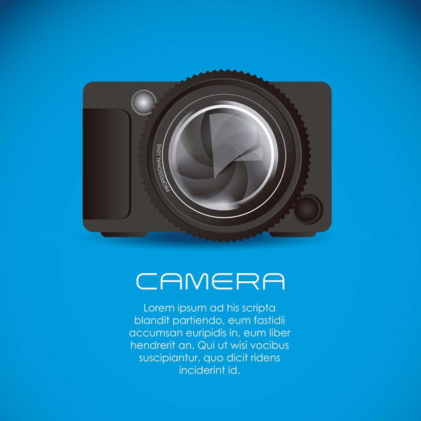 professional camera - Vector, Image