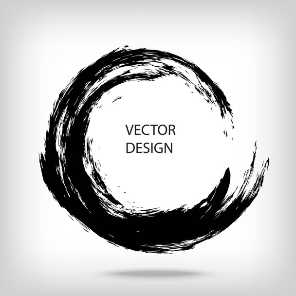 Hand drawn circle shape.  - Vector, Image