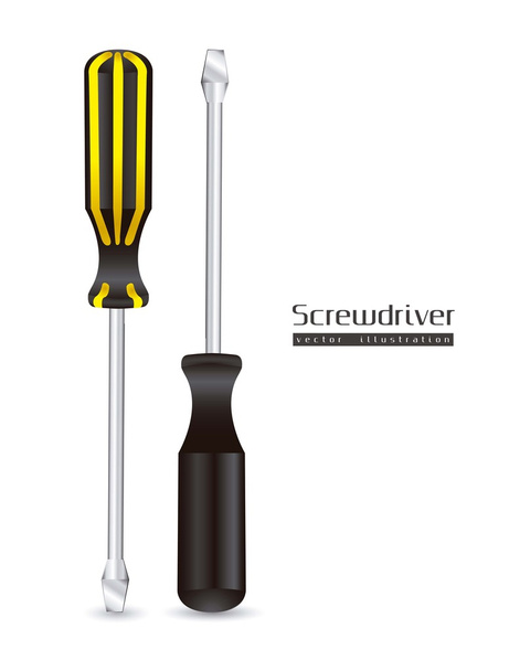 Screwdrivers illustration - Vector, Image