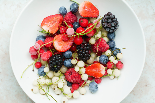 Frozen assortment berries - 写真・画像