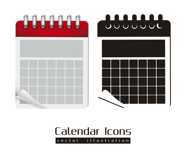 Icone del calendario - Vettoriali, immagini