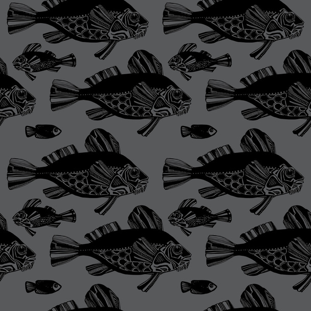 Vector fishes, ocean - Вектор, зображення