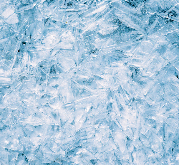 Close-up van ijs oppervlak, abstracte achtergrond. - Foto, afbeelding