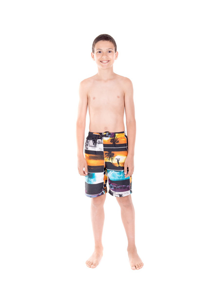 boy with beach shorts - Foto, imagen