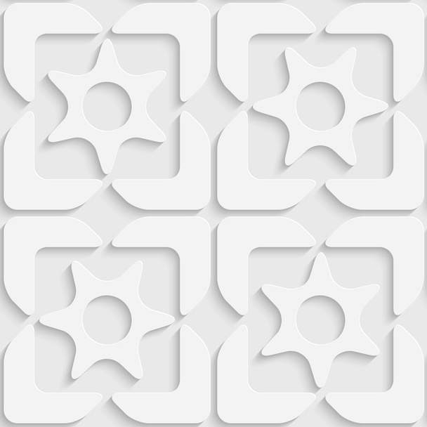 Seamless Snowflake Pattern - Вектор,изображение