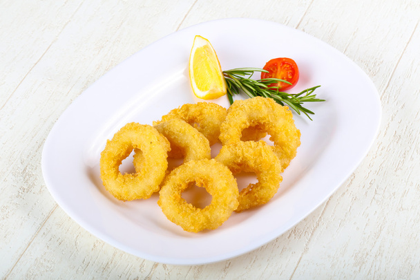 Fried Calamari rings - Photo, Image