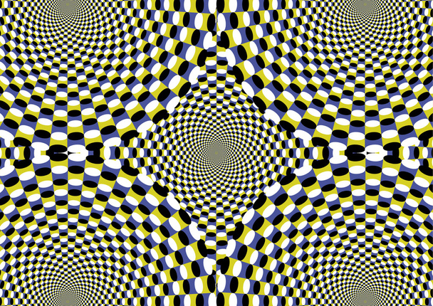 optical illusion design - Vector, Image