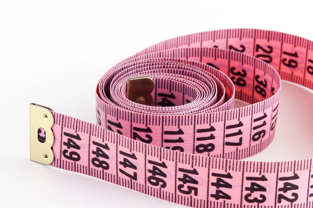 Pink tape measure - Photo, Image