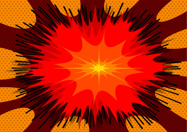 Sarjakuvan räjähdys
 - Vektori, kuva
