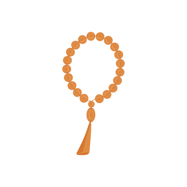 Oranžové korálky ikona - Vektor, obrázek