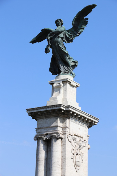 Monumento Nacional a Victor Emmanuel II em Roma - Altare della Patria
 - Foto, Imagem