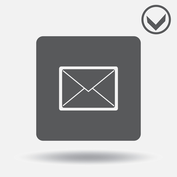 Vektor-Mail-Symbol. Webdesign-Stil - Vektor, Bild