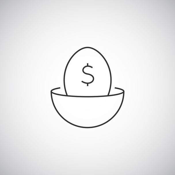 design of egg icon - Вектор,изображение