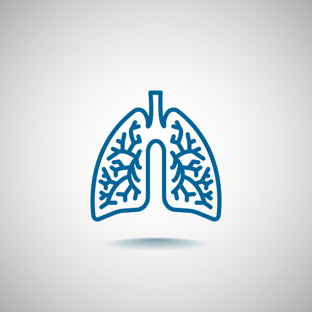 human Lungs icon - Διάνυσμα, εικόνα