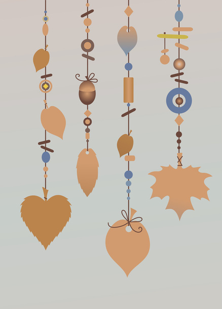 Decorative Wind Chimes - Vector, afbeelding