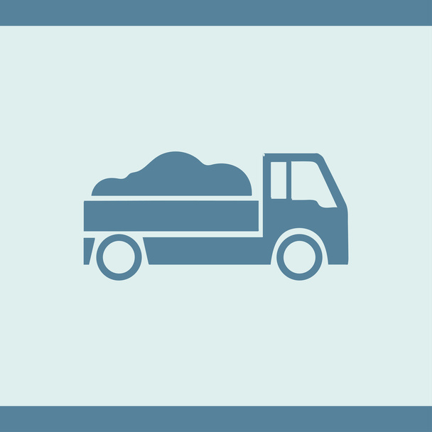 Vector de icono de camión grande. diseño web
 - Vector, imagen