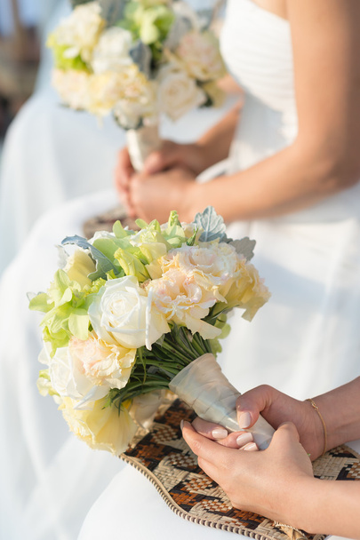 bouquets in females hand - Photo, Image